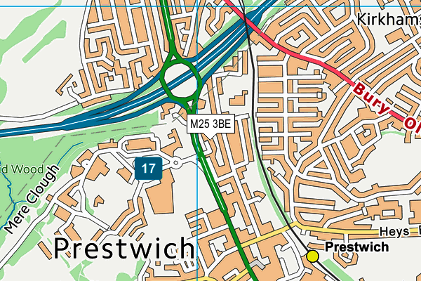 M25 3BE map - OS VectorMap District (Ordnance Survey) M25 3BE map - OS VectorMap District (Ordnance Survey)