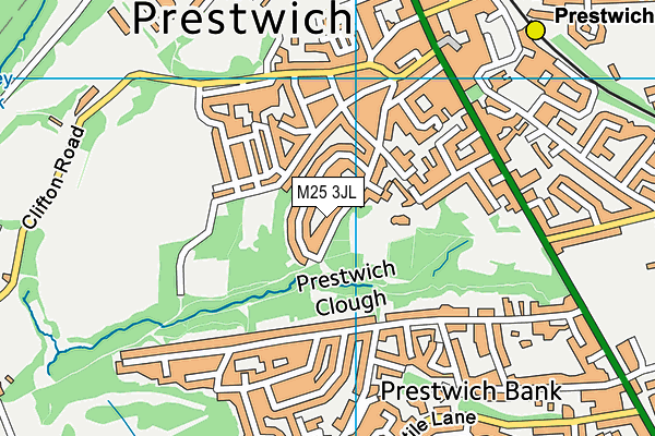 M25 3JL map - OS VectorMap District (Ordnance Survey) M25 3JL map - OS VectorMap District (Ordnance Survey)