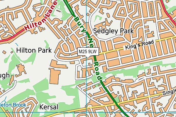 M25 9LW map - OS VectorMap District (Ordnance Survey) M25 9LW map - OS VectorMap District (Ordnance Survey)