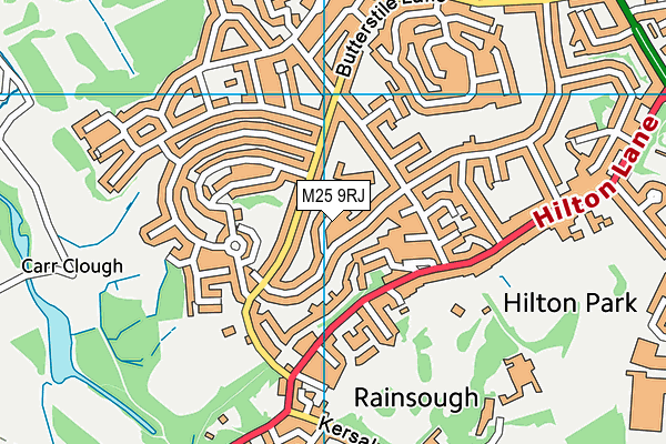 M25 9RJ map - OS VectorMap District (Ordnance Survey) M25 9RJ map - OS VectorMap District (Ordnance Survey)