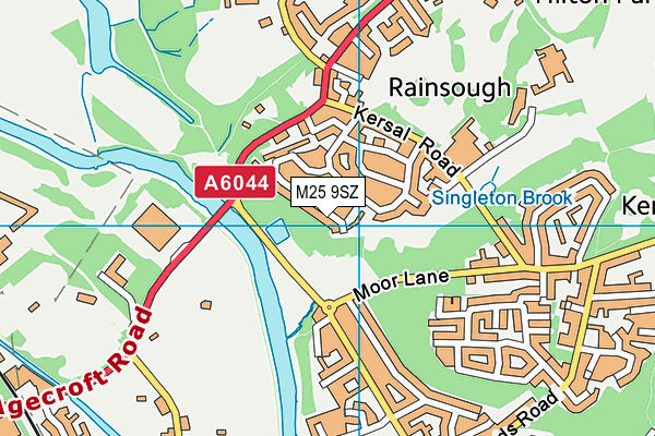 M25 9SZ map - OS VectorMap District (Ordnance Survey) M25 9SZ map - OS VectorMap District (Ordnance Survey)