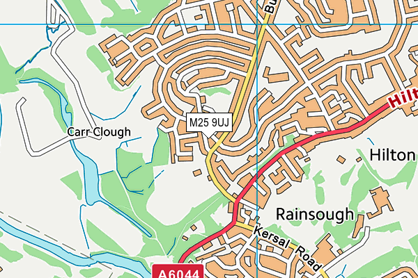 M25 9UJ map - OS VectorMap District (Ordnance Survey) M25 9UJ map - OS VectorMap District (Ordnance Survey)