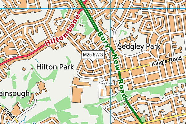 M25 9WG map - OS VectorMap District (Ordnance Survey) M25 9WG map - OS VectorMap District (Ordnance Survey)