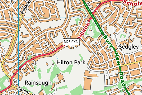M25 9XA map - OS VectorMap District (Ordnance Survey) M25 9XA map - OS VectorMap District (Ordnance Survey)