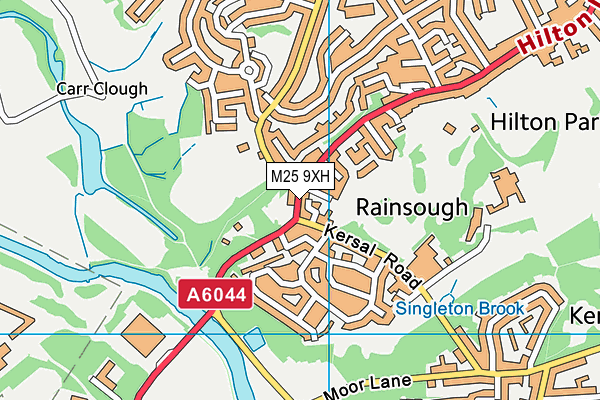 M25 9XH map - OS VectorMap District (Ordnance Survey) M25 9XH map - OS VectorMap District (Ordnance Survey)