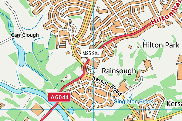 M25 9XJ map - OS VectorMap District (Ordnance Survey) M25 9XJ map - OS VectorMap District (Ordnance Survey)