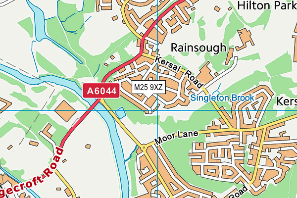 M25 9XZ map - OS VectorMap District (Ordnance Survey) M25 9XZ map - OS VectorMap District (Ordnance Survey)