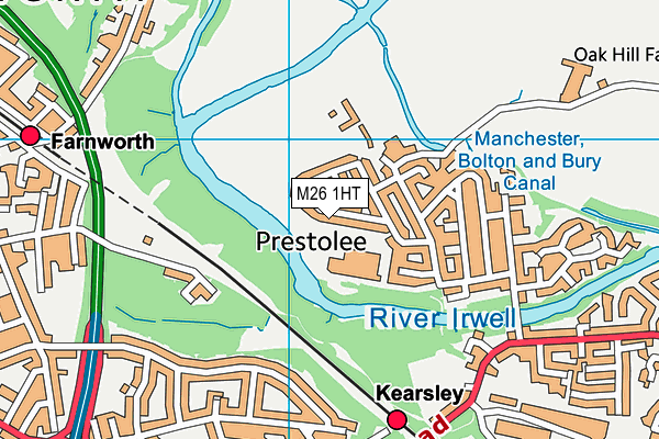 M26 1HT map - OS VectorMap District (Ordnance Survey) M26 1HT map - OS VectorMap District (Ordnance Survey)