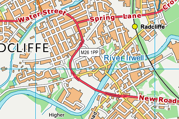 M26 1PP map - OS VectorMap District (Ordnance Survey) M26 1PP map - OS VectorMap District (Ordnance Survey)