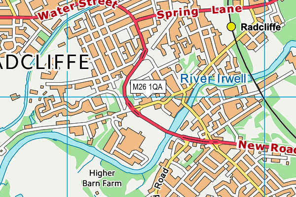 M26 1QA map - OS VectorMap District (Ordnance Survey) M26 1QA map - OS VectorMap District (Ordnance Survey)