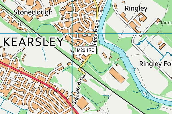 M26 1RQ map - OS VectorMap District (Ordnance Survey) M26 1RQ map - OS VectorMap District (Ordnance Survey)