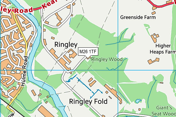 M26 1TF map - OS VectorMap District (Ordnance Survey) M26 1TF map - OS VectorMap District (Ordnance Survey)