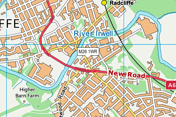 M26 1WR map - OS VectorMap District (Ordnance Survey) M26 1WR map - OS VectorMap District (Ordnance Survey)