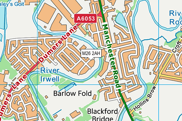 M26 2AH map - OS VectorMap District (Ordnance Survey) M26 2AH map - OS VectorMap District (Ordnance Survey)