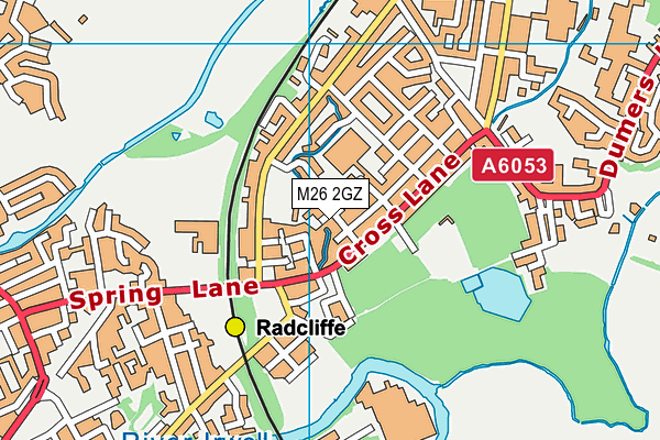 M26 2GZ map - OS VectorMap District (Ordnance Survey) M26 2GZ map - OS VectorMap District (Ordnance Survey)