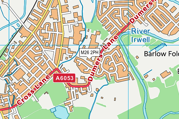 M26 2PH map - OS VectorMap District (Ordnance Survey) M26 2PH map - OS VectorMap District (Ordnance Survey)