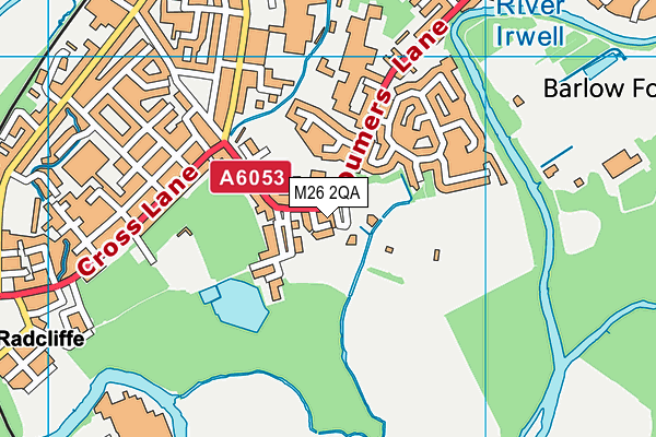 M26 2QA map - OS VectorMap District (Ordnance Survey) M26 2QA map - OS VectorMap District (Ordnance Survey)