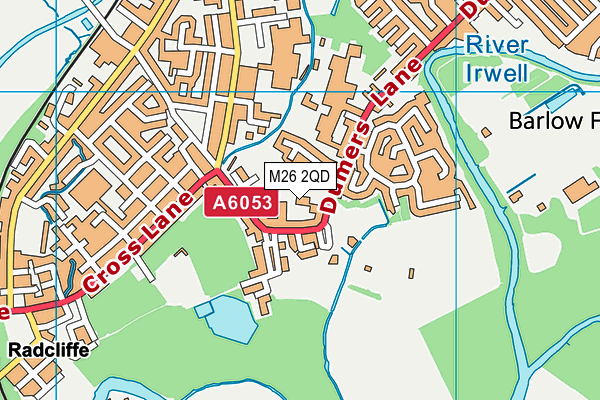 M26 2QD map - OS VectorMap District (Ordnance Survey) M26 2QD map - OS VectorMap District (Ordnance Survey)