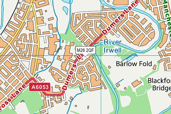 M26 2QF map - OS VectorMap District (Ordnance Survey) M26 2QF map - OS VectorMap District (Ordnance Survey)