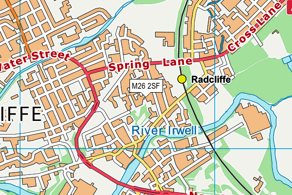 M26 2SF map - OS VectorMap District (Ordnance Survey) M26 2SF map - OS VectorMap District (Ordnance Survey)