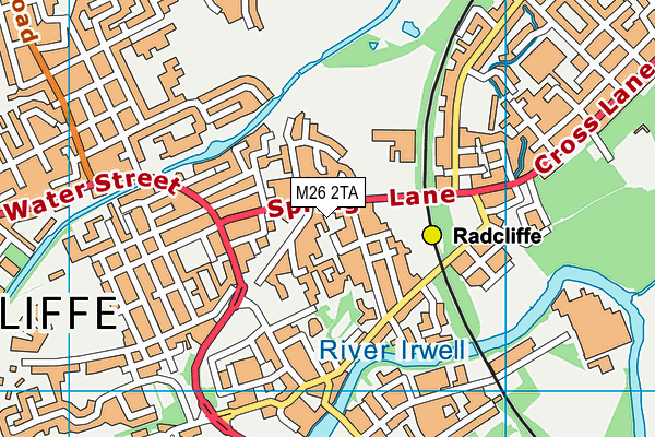 M26 2TA map - OS VectorMap District (Ordnance Survey) M26 2TA map - OS VectorMap District (Ordnance Survey)