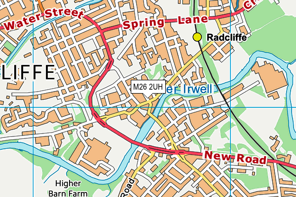 M26 2UH map - OS VectorMap District (Ordnance Survey) M26 2UH map - OS VectorMap District (Ordnance Survey)