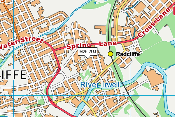 M26 2UJ map - OS VectorMap District (Ordnance Survey) M26 2UJ map - OS VectorMap District (Ordnance Survey)