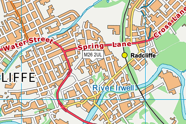 M26 2UL map - OS VectorMap District (Ordnance Survey) M26 2UL map - OS VectorMap District (Ordnance Survey)