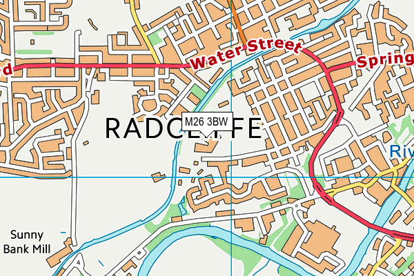 M26 3BW map - OS VectorMap District (Ordnance Survey) M26 3BW map - OS VectorMap District (Ordnance Survey)