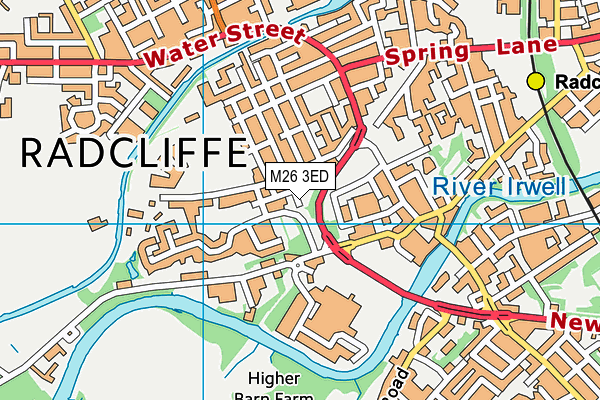 M26 3ED map - OS VectorMap District (Ordnance Survey) M26 3ED map - OS VectorMap District (Ordnance Survey)