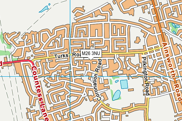 M26 3NU map - OS VectorMap District (Ordnance Survey) M26 3NU map - OS VectorMap District (Ordnance Survey)
