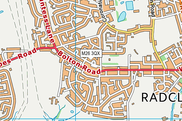 M26 3QX map - OS VectorMap District (Ordnance Survey) M26 3QX map - OS VectorMap District (Ordnance Survey)