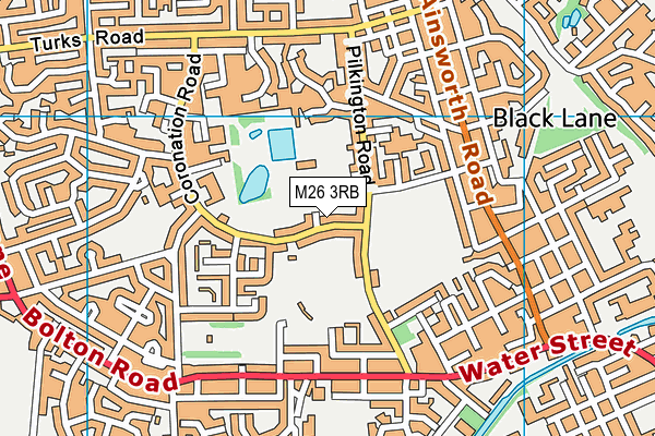 M26 3RB map - OS VectorMap District (Ordnance Survey) M26 3RB map - OS VectorMap District (Ordnance Survey)