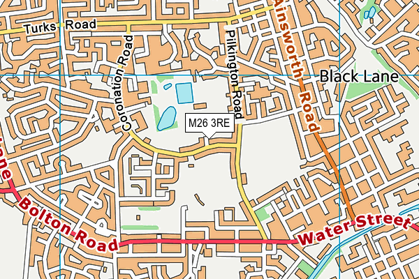 M26 3RE map - OS VectorMap District (Ordnance Survey) M26 3RE map - OS VectorMap District (Ordnance Survey)