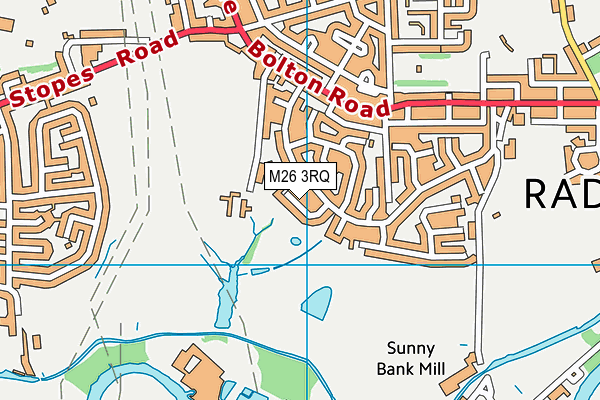M26 3RQ map - OS VectorMap District (Ordnance Survey) M26 3RQ map - OS VectorMap District (Ordnance Survey)