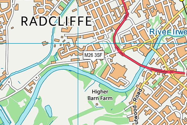 M26 3SF map - OS VectorMap District (Ordnance Survey) M26 3SF map - OS VectorMap District (Ordnance Survey)
