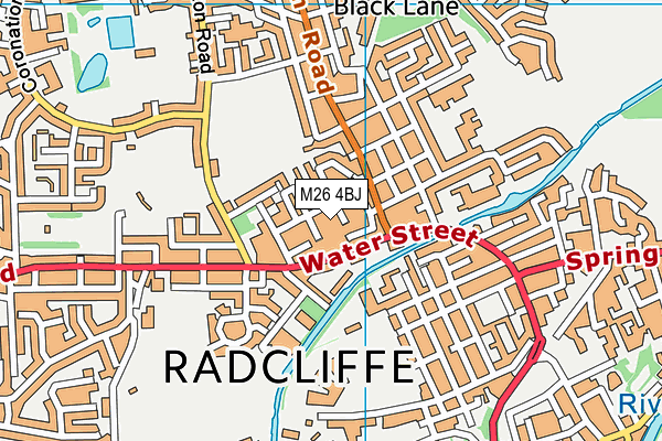 M26 4BJ map - OS VectorMap District (Ordnance Survey) M26 4BJ map - OS VectorMap District (Ordnance Survey)