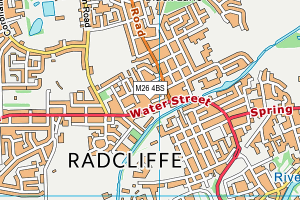 M26 4BS map - OS VectorMap District (Ordnance Survey) M26 4BS map - OS VectorMap District (Ordnance Survey)