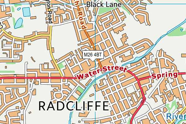 M26 4BT map - OS VectorMap District (Ordnance Survey) M26 4BT map - OS VectorMap District (Ordnance Survey)