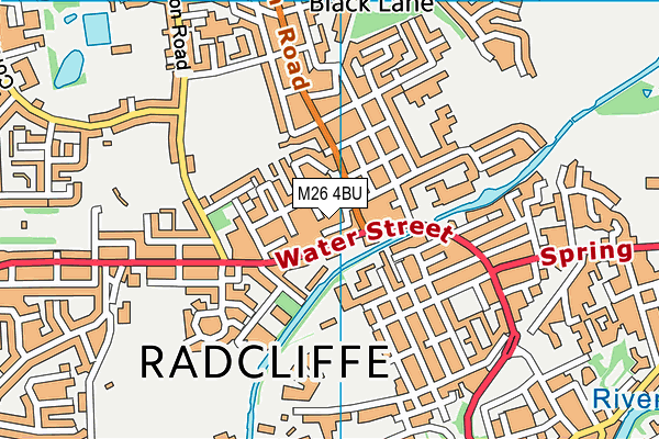 M26 4BU map - OS VectorMap District (Ordnance Survey) M26 4BU map - OS VectorMap District (Ordnance Survey)