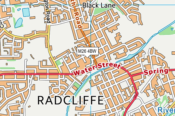 M26 4BW map - OS VectorMap District (Ordnance Survey) M26 4BW map - OS VectorMap District (Ordnance Survey)