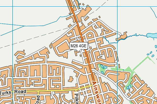 M26 4GE map - OS VectorMap District (Ordnance Survey) M26 4GE map - OS VectorMap District (Ordnance Survey)