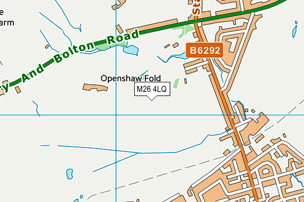 M26 4LQ map - OS VectorMap District (Ordnance Survey) M26 4LQ map - OS VectorMap District (Ordnance Survey)