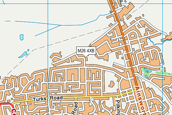 M26 4XB map - OS VectorMap District (Ordnance Survey) M26 4XB map - OS VectorMap District (Ordnance Survey)