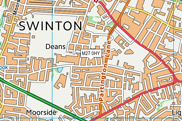 M27 0HY map - OS VectorMap District (Ordnance Survey) M27 0HY map - OS VectorMap District (Ordnance Survey)
