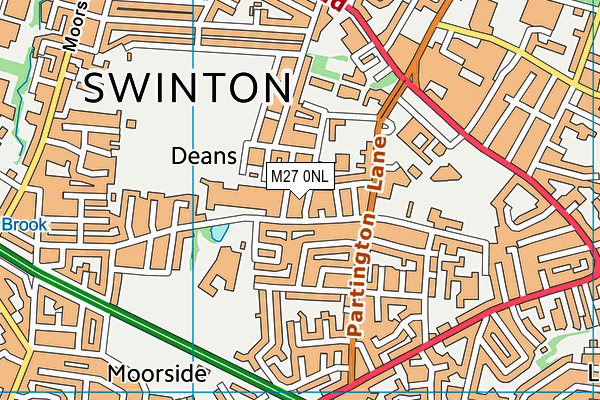 M27 0NL map - OS VectorMap District (Ordnance Survey) M27 0NL map - OS VectorMap District (Ordnance Survey)