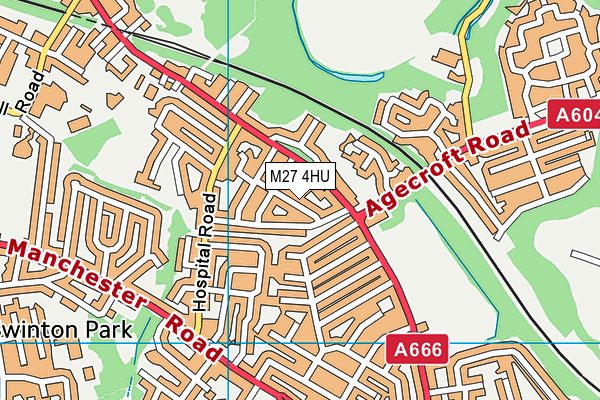 M27 4HU map - OS VectorMap District (Ordnance Survey) M27 4HU map - OS VectorMap District (Ordnance Survey)