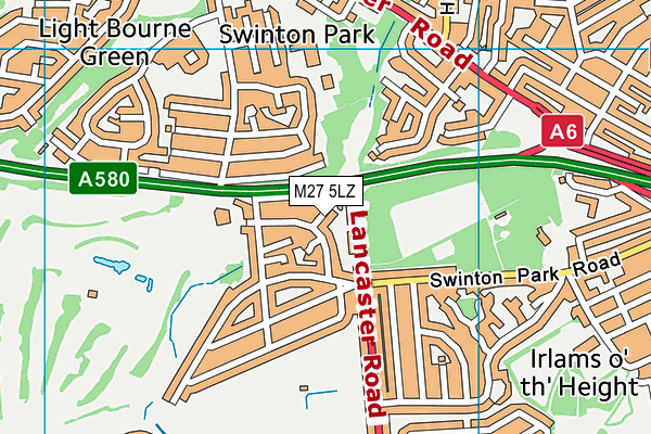 M27 5LZ map - OS VectorMap District (Ordnance Survey) M27 5LZ map - OS VectorMap District (Ordnance Survey)