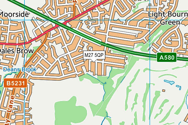 M27 5QP map - OS VectorMap District (Ordnance Survey) M27 5QP map - OS VectorMap District (Ordnance Survey)
