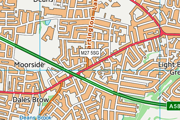 M27 5SG map - OS VectorMap District (Ordnance Survey) M27 5SG map - OS VectorMap District (Ordnance Survey)